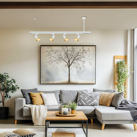 Milagro Zawiesie Prowadnica Track Biały 3-Obwodowy ML1196 BIAŁY