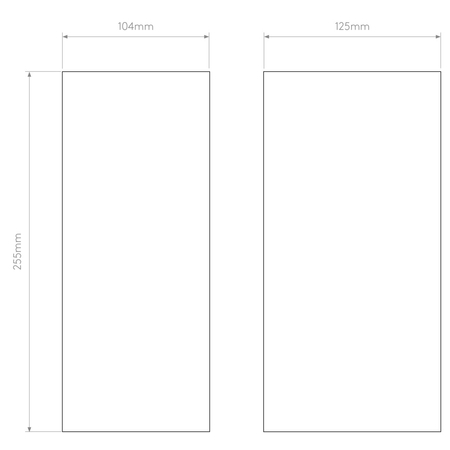 Kinkiet zewnętrzny Astro Dunbar 255 LED 1384005 Czarny z Teksturą