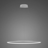 Lampa wisząca Ledowe Okręgi No.1 80cm 4k srebrna Dali