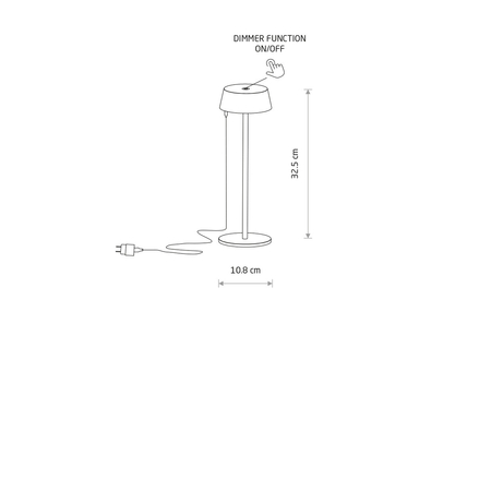 Lampa zewnętrzna Nowodvorski AMY LED 11534 Brick red