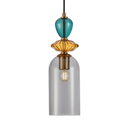 Lampa wisząca Italux PND-30263-1C-BRO-SG Złoty, czarny