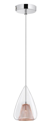 Lampa wisząca Luces Exclusivas YUMBO LE41838 miedziany