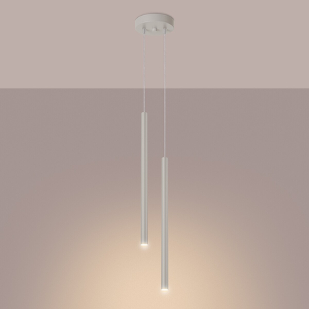 Sollux Lighting Lampa wisząca PASTELO 2 beżowa SL.1513