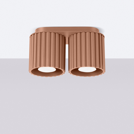 Sollux Lighting Plafon AURA 2 mocca GU10 SL.1805