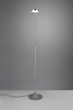 Lampa podłogowa Trio 423310107 srebrny
