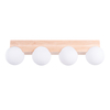 Sollux Lighting Plafon BULBO 4 naturalne drewno SL.1685