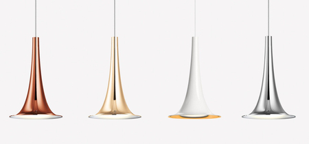 Lampa wisząca Axo Light Nafir 1 Złoto-biel