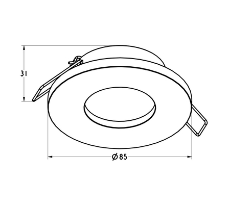 Spot Zuma Line ARGU10-033 Chipa DL Biały