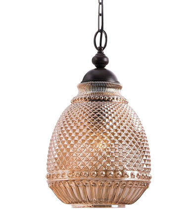 Lampa wisząca Luces Exclusivas BOGOTA LE41902 bursztynowy