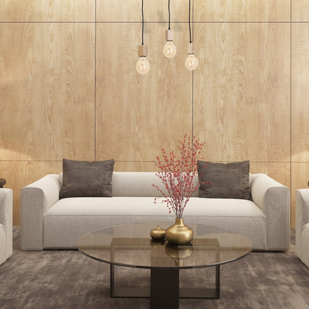 Milagro Lampa Wisząca JACK 3xE27 MLP582 Naturalne drewno