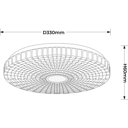 Light Prestige Plafon Solaro 33 cm biały LED 4000K LP-5490/1C-33 WH
