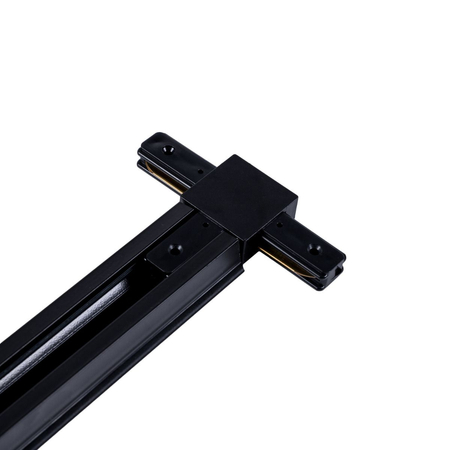 Łącznik Greenie do szyn 1-fazowych typ T kolor czarny - LED