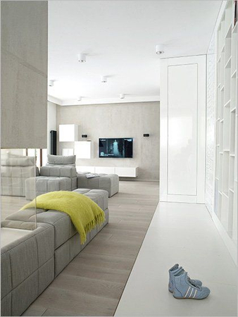 Lampa natynkowa AQForm Tuba 50 LED 230V Surface Biały Struktura