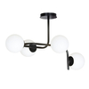 Lampa sufitowa KALF 4A BLACK Emibig 1030/4A biały/czarny