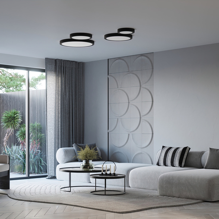 Sollux Lighting Plafon ONYX 30 biały LED 3000K SL.1243