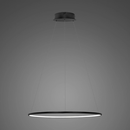 Lampa wisząca Ledowe Okręgi No.1 40cm3k czarna