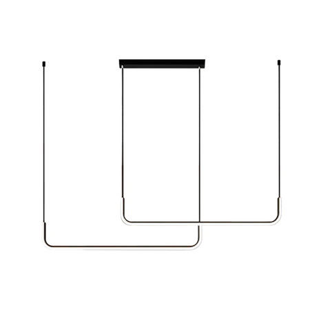 Milagro Lampa wisząca HORIZON 22W LED ML1180 CZARNY