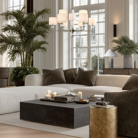 Cosmo Light Lampa wisząca SUTTON P09422NI-WH