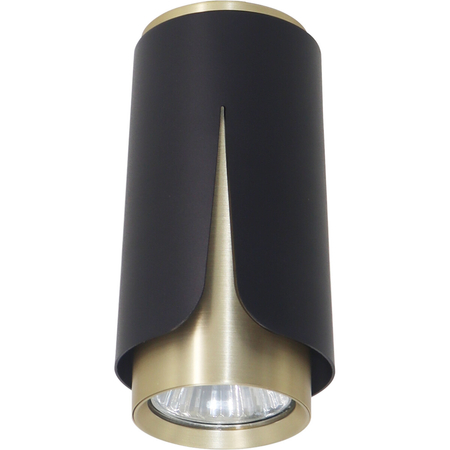 Milagro FLOWER BLACK GOLD DOWNLIGHT 1xGU10 ML0262 CZARNY + ZŁOTY