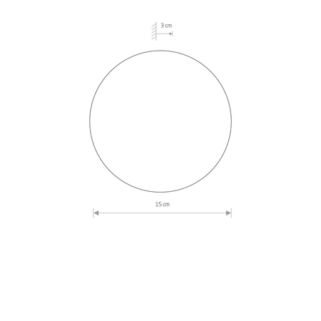 Kinkiet RING LED S Nowodvorski 7634 czarny