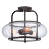 Lampa sufitowa Elstead Lighting Trilogy brąz QZ-TRILOGY-SF-M
