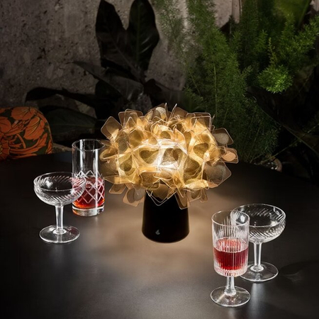 Lampa stołowa Slamp CLIZIA - MAMA NON MAMA GOLD - DARK BASE CLIT000GNM000BDBLBEU złoty