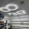 Lampa LED Hexagon Blaupunkt 173W geometryczny panel sufitowy led 4000K CRI90 w kształcie plastra miodu