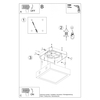 Sollux Lighting Plafon RIZA beton SL.0995