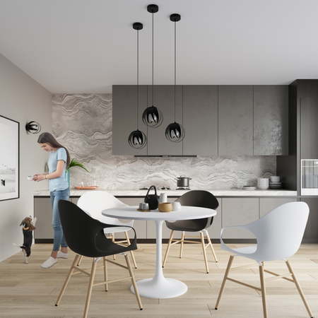 Sollux Lighting Plafon TULOS czarny SL.1086