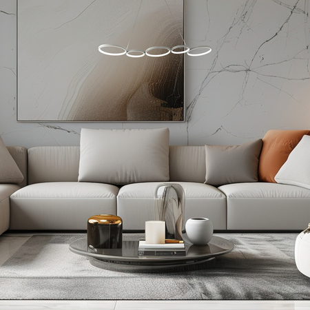 Milagro Lampa wisząca OLYMPIA WHITE 50W LED ML1176 BIAŁY