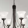 Żyrandol Elstead Lighting Carisbrooke czarny CB6-BLACK