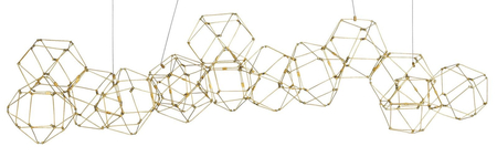 Lampa wisząca Luces Exclusivas ASIS LE41326 złoty