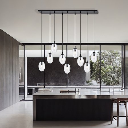 Lampa wisząca ASTRAL 9 Emibig 1265/9 czarny