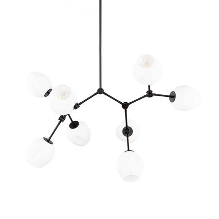 Lampa wisząca Italux PND-75075-8-BK-WG Czarny