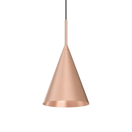 Milagro Lampa wisząca CAPITAL ROSE GOLD Ø17cm 1xGX53 MLP0966 MIEDZIANY + CZARNY
