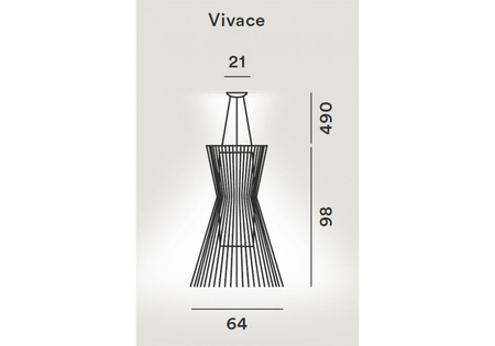 Lampa wisząca Foscarini 1690072-80 Allegro Vivace