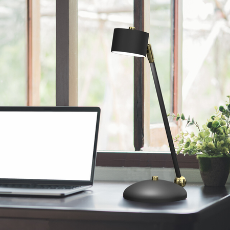 Milagro Lampka biurkowa ARENA BLACK/GOLD 1xGX53 MLP7764 CZARNY / ZŁOTY