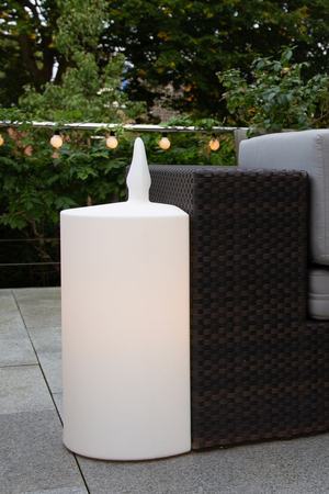 Świeca LED 2/3 Lampa zewnętrzna ogrodowa 2700K RGB Ø80 32733L biały