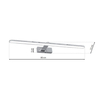 Milagro Kinkiet SPLASH CHROME 80cm 16W LED ML5722 CHROM