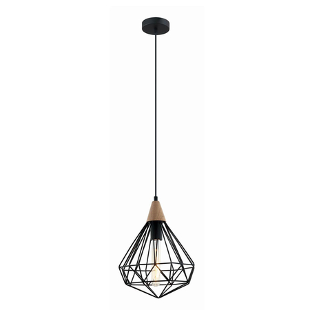 Lampa wisząca Italux Maelle MDM-2591/1S BK Czarny