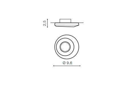 Oczko LORENZA BLACK Azzardo AZ4174 czarny
