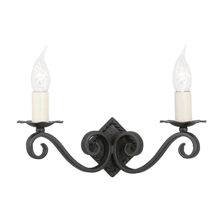 Kinkiet Elstead Lighting Rectory czarny RY2A-BLACK