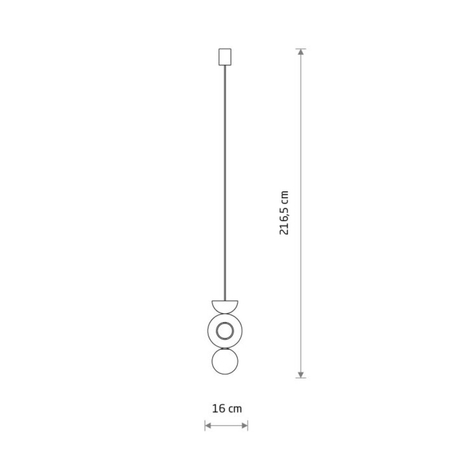 Lampa wisząca Nowodvorski DROPS WOOD B 11174 Naturalne drewno Biały
