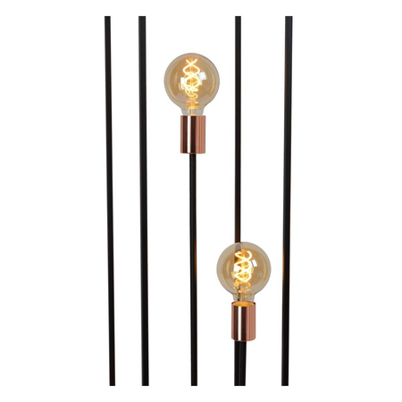 Lampa podłogowa Lucide ARTHUR 08724/03/30 biały/miedziany