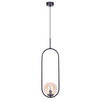 Lampa wisząca VENTA Kaja K-5120 bursztynowy