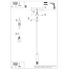 Sollux Lighting Lampa wisząca LIRO 1 biały SL.1691