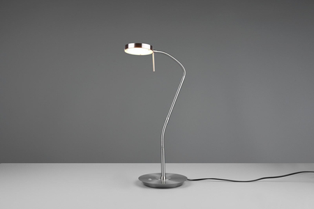 Lampa biurkowa Trio 523310107 srebrny