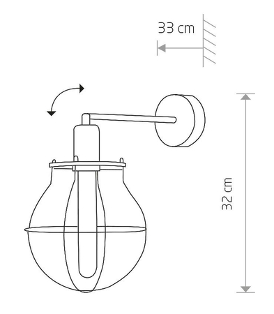 Lampa ścienna Nowodvorski 9742 Manufacture
