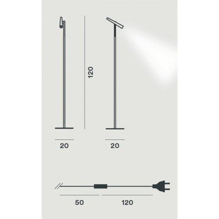 Lampa podłogowa Foscarini 202004R2-10 Magneto