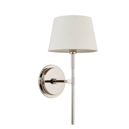 Kinkiet Endon Lighting Rennes & Cici 103358 nikiel